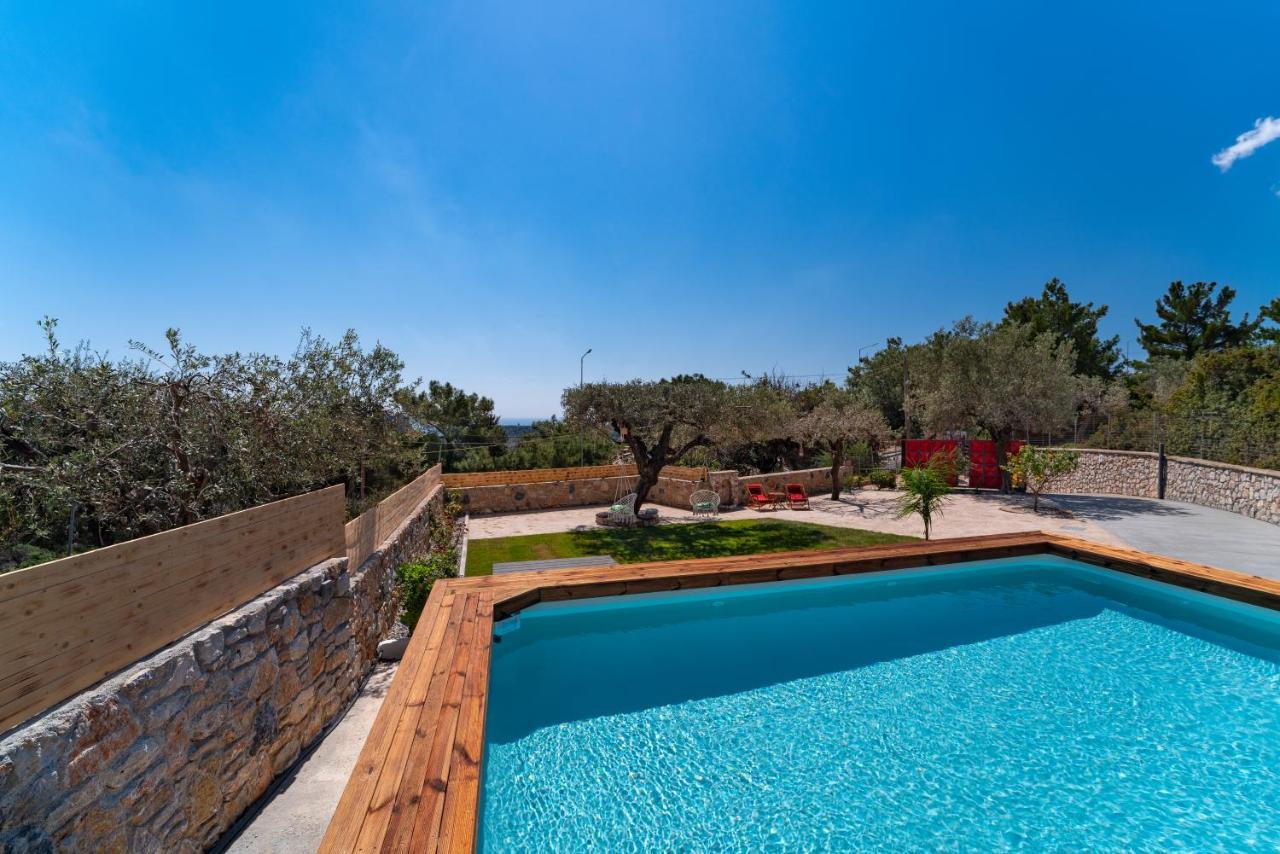 Sea Rock Villa Rodos Archangelos  Luaran gambar